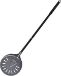 Turning Pizza Peel, 8 Inch with 25 Inch Handle Round Pizza Turning Peel, Professional Anodized Aluminum Turning Pizza Spatula, 33 Inch overall