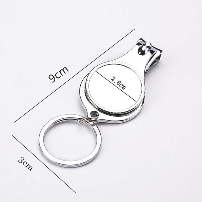 50pcs-Personalized 4 in 1 Multi Function Bottle Opener, Nail Clipper, Wedding Favors Brewery, Private Customized, Sliver, Multitool Gifts for Men