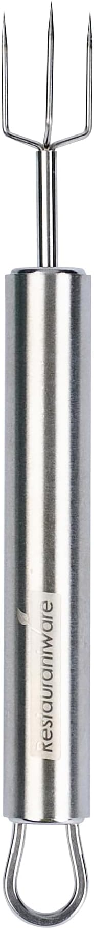Restaurantware-German Standard 6.1 Inch Granny Forks, 24 Prong Potato Forks - Ergonomic Handle, Dishwashable, Stainless Steel Carving Fork, Heavy-Duty, For Kitchen Roast