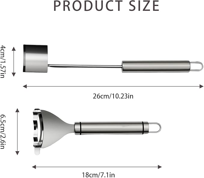 2 Pack Corn Peeler, Stainless Steel Stripper Tool Set, Cob Kernel Remover For Salads/Pizza/Bbq, Easy to Clean