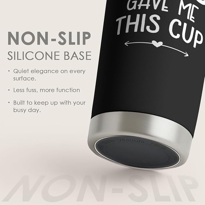SANDJEST 20oz Stainless Steel Tumbler Gifts for Dad from Daughters Sons Insulated My Favorite Child Gave Me This Cup Travel Mug Christmas Father's Day