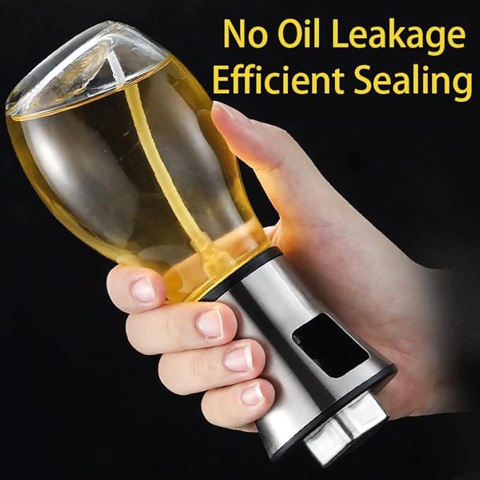 Olive Oil Sprayer Mister for Cooking Oil Spritzer for Air Fryer,Oil Spray Bottle for Vinegar Kitchen Gadgets for BBQ,Making Salad, Baking, Grilling (200ml)