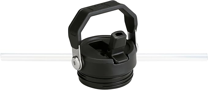 STANLEY IceFlow Flip Straw 2.0 Water Bottle 36 OZ | Built-In Straw with Larger Opening | Lightweight & Leak-Resistant | Insulated Stainless Steel | BPA-Free | Black 2.0