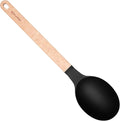 Gourmet Series Nylon Large Spoon-Natural Handle with Black Head