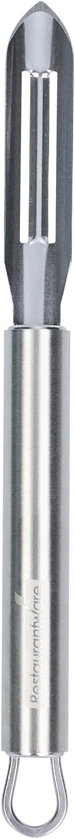Restaurantware-German Standard 7.6 Inch Vegetable Peelers, 6 Dishwashable Hand Peelers - Ultra Sharp Blades, Ergonomic Handles, Stainless Steel Potato Peeler, For Zucchini, Carrot, Or, More
