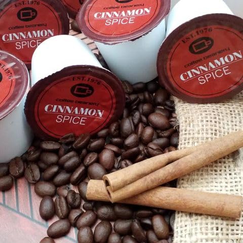 Cinnamon Spice Coffee Pods by Coffee Beanery | 12ct Medium Roast Arbica Coffee