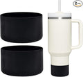 WK IEASON 2 Pcs Tumbler Bottom Protector Boot for Stanley Quencher Adventure 40oz & Stanley IceFlow 20oz 30oz, Stealth Landing-2.83inch Bottom Diameter