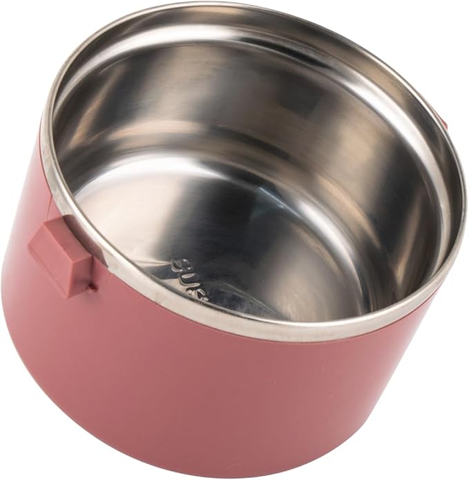 SANQIAHOME 3 Tier Stackable Stainless Steel Lunch Box Sealed(pink, 3 layers) with spoon and fork