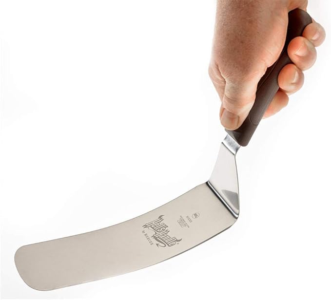 Mercer Culinary Hell's Handle 8-Inch x 3-Inch Turner - Beveled Side Edges
