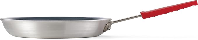 Tramontina Professional 12-Inch Ceramic Non Stick Large Frying Pan, Heavy-Gauge Aluminum Skillet with Nonstick Coating, Dishwasher and Oven Safe, Gray