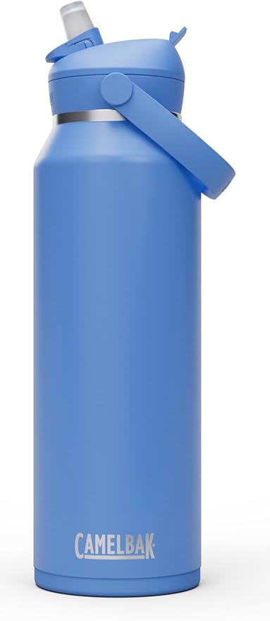 CamelBak Thrive Flip Straw Insulated Stainless Steel Water Bottle Sky Blue, 40oz