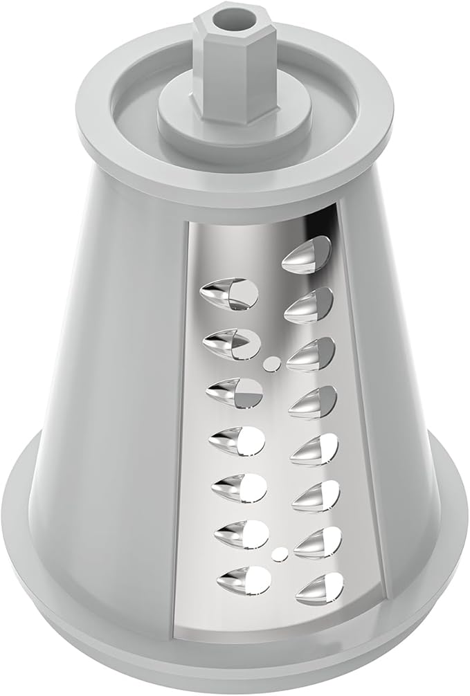 Hexagon Plug Shred Cone for Presto Professional Salad Shooter Models 02970 02960, Cheese Grater Replacement Parts for Shredding Cheese, Vegetables and Fruits