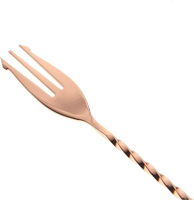 Barfly Fork Bar Spoon, End 19 5/8" (50 cm), Copper