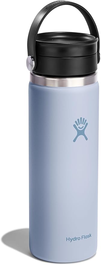 Hydro Flask Flex Sip Coffee Tumbler – Insulated Stainless Steel, Non Spill, Leak Proof Travel Coffee Cup 20 Oz Surf Blue