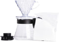 Hario V60 Pour Over Coffee Starter Set, Size 02, Black