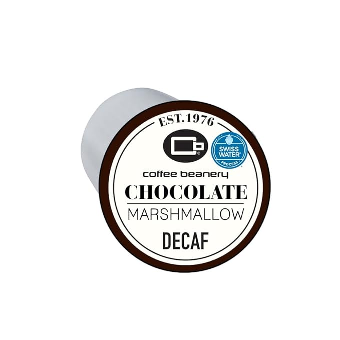 Chocolate Marshmallow Decaf Coffee Pods by Coffee Beanery | Gourmet Medium Roast Arabica Coffee Pods, 192ct