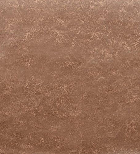 Yourtablecloth Heavy Duty Vinyl Round Fitted Tablecloth (Table Cover) with Flannel Backing Vibrant Colors Elasticized Tablecloth Great for Indoor and Outdoor Dining and Playing Cards 48” Camel Print