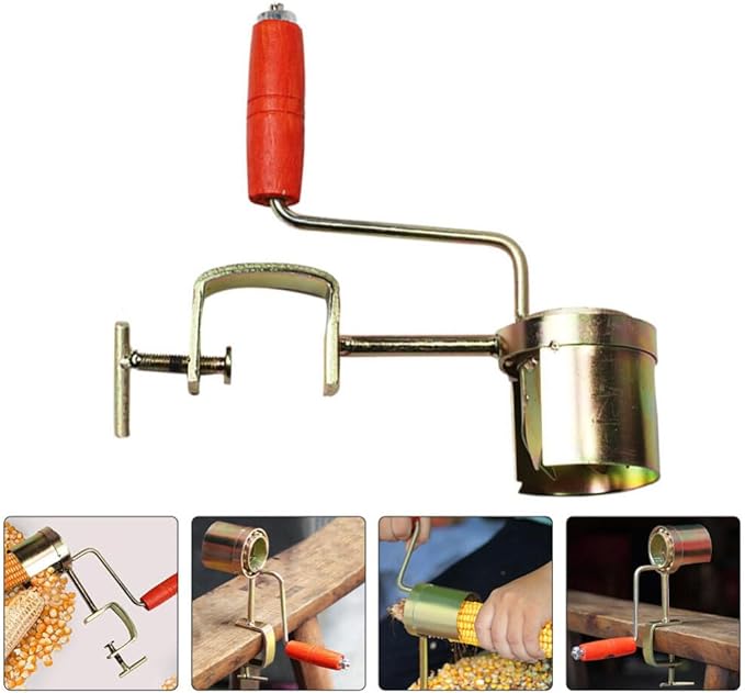 Corn Peeler, Stainless Steel Corn Stripper, Corn cob Stripping Tool Corn Cutter and Remover for Home Kitchen Restaurant