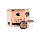 Coffee Beanery Cinnamon Bun Decaf Pods | 12ct Flavored Medium Roast | 100% Specialty Arabica | Gourmet