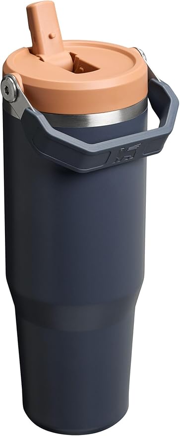 STANLEY IceFlow 2.0 Flip Straw Tumbler with Handle 30 oz | Twist On Lid and Flip Up Straw | Leak Resistant Water Bottle | Insulated Stainless Steel | BPA-Free | Twilight