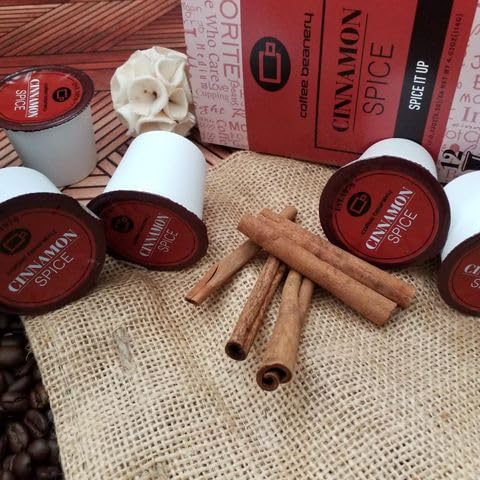Cinnamon Spice Coffee Pods by Coffee Beanery | 12ct Medium Roast Arbica Coffee