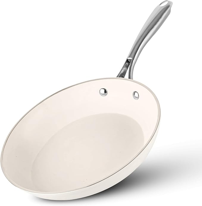 GOTHAM STEEL 10 Inch Non Stick Frying Pans Nonstick Skillet, Ceramic Pan for Cooking Non Toxic, Nonstick Frying Pan Skillets with Stay Cool Handle, Fry Pans, Oven and Dishwasher Safe
