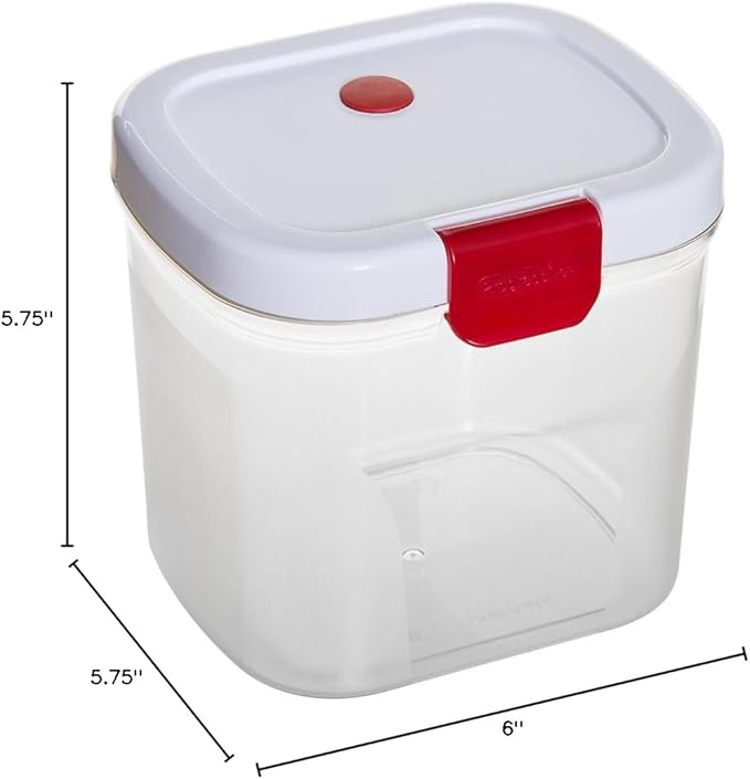 PrepSolutions Brown Sugar Keeper with Lid – 1.5-Quart Airtight Container for Moisture Control