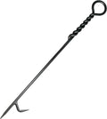 Fire Poker. 40 Inch, Strong & Sturdy and Durable One Piece Fire Pit Poker. Sturdy Extra Long Fireplace Poker with Strength. Perfect Fire Poker for Camping, Backyard Fire Pit and Fireplace.