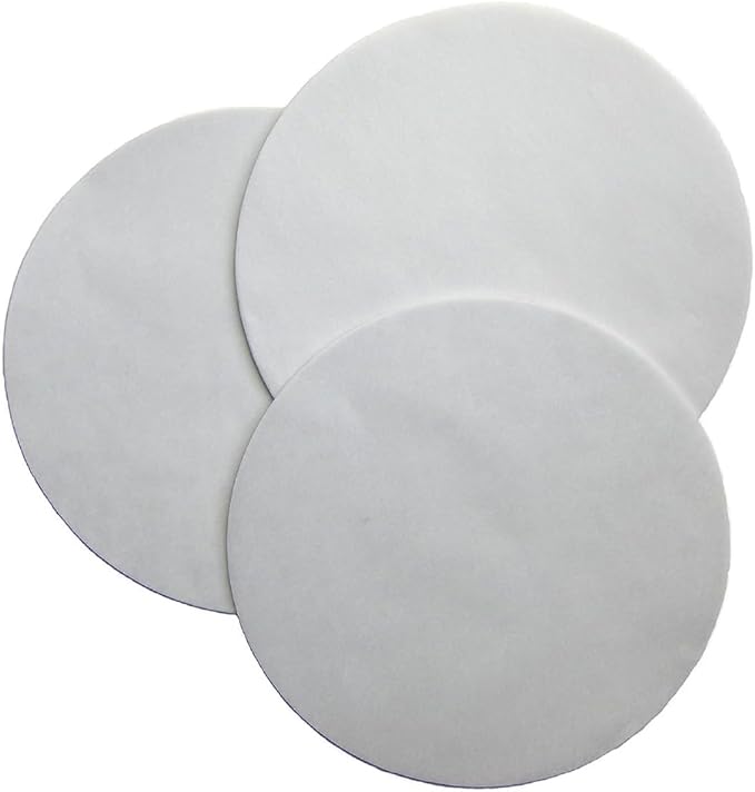 Regency Wraps Parchment Paper Circles For Round Cake Pans, Greaseproof Liners for Non-Stick Baking, 9" (Pack of 50), White