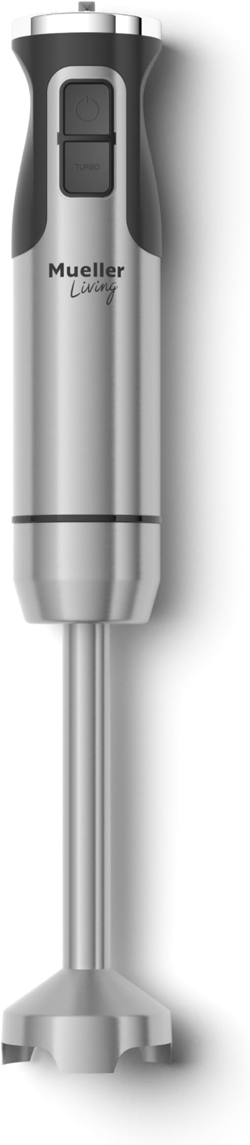 Mueller Immersion Blender Handheld - 8 Speed Stainless Steel Electric Hand Blender, Emulsion Blender Stick Kitchen Gadget with Turbo Mode