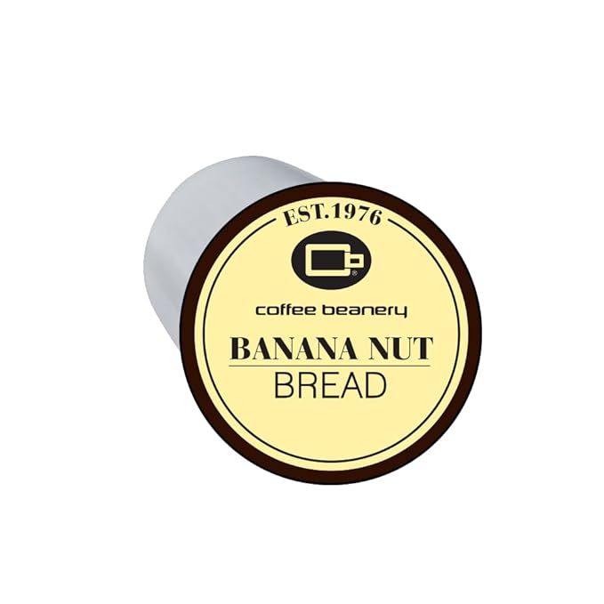 Banana Nut Bread Coffee Pods by Coffee Beanery | 48ct Bulk Medium Roast Arbica Coffee