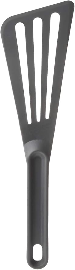 Mercer Culinary Hell's Tools Hi-Heat Slotted Spatula, 12 Inch x 3.5 Inch, Gray
