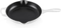 Le Creuset Enameled Cast Iron Signature Iron Handle Skillet, 9", White
