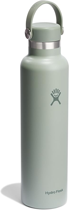 Hydro Flask Water Bottle - Insulated Stainless Steel - Non Spill, Leakproof in 24 Oz Agave Green