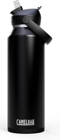 CamelBak Thrive Flip Straw Insulated Stainless Steel Water Bottle Black, 40oz
