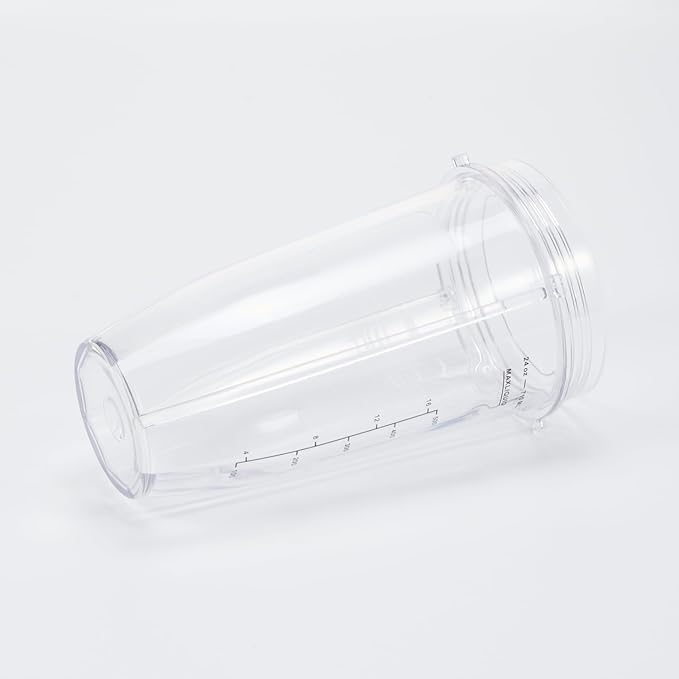 Replacement 24oz Blender Cup with Sip & Seal Lid For Nutri Ninja BL450 BL456 BL480 BL482 BL640 BL642 BL682 BN401 BN751 BN801 Foodi SS101 SS151 SS351 SS401 Ninja Blender Auto IQ Blade, 2-Pack …