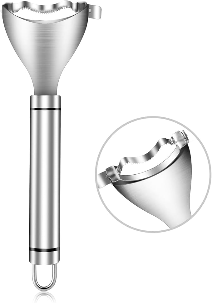 Magic Corn Peelers, Corn Stripper Corn Cob Stripper Tool,Corn Cob Peeler,Stainless Steel Corn Thresher With Ergonomic Handle For Kitchen Gadget (1pcs)