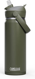 CamelBak Thrive Flip Straw Insulated Stainless Steel Water Bottle Moss, 20oz