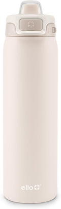 Ello Pop & Fill Stainless Steel Water Bottle with Quick Fill Technology, Double Walled Vacuum Insulated Metal, Leak Proof Locking Lid, Sip & Chug, BPA Free, Holiday Gift for Him Her, 22oz, 32oz, 40oz