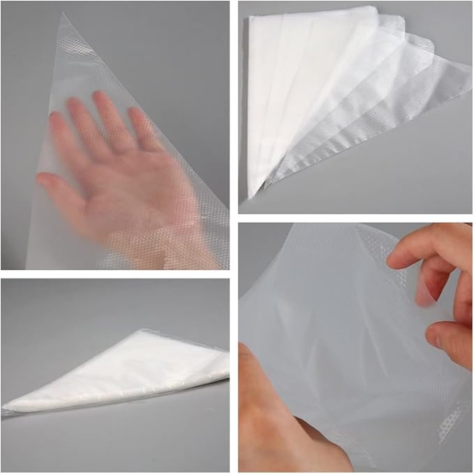 26 Inch Icing Piping Bags, 200 Pcs XXL Anti Burst Pastry Bags, Frosting Piping Bags Disposable for Wedding Cake, Birthday Party Dessert, Cupcake Decorating