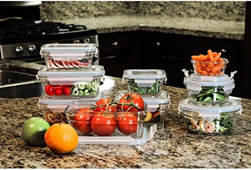 Glasslock 18-Piece Assorted Oven Safe Container Set