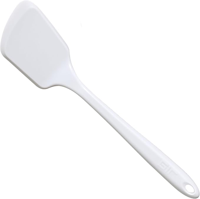 GIR: Get It Right Silicone Kitchen Spatula Turner - Non-Toxic Cooking Utensils for Nonstick Cookware, Cooking and Baking, Ultimate - 13IN - Studio White