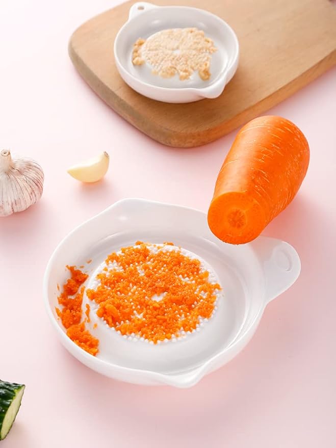 Advanced Ceramic Grater for Ginger, Garlic and Onion, 6 Inches (6-Inch)