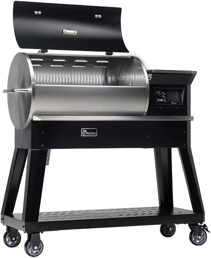 recteq Patio Legend 400 Pellet Smoker Grill, Pellet Grill with Wifi & App Connectivity, Outdoor Smokers Grills, Temp Range 180° to 700+°, BBQ Master Bundle