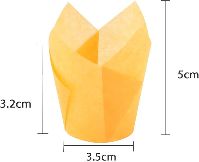 Ruisita 150 Pieces Mini Baking Cups Tulip Baking Cups Cupcake Liners Muffin Liners for Wedding, Birthday, Baby Shower Parties, 6 Colors (Multicolor 1)
