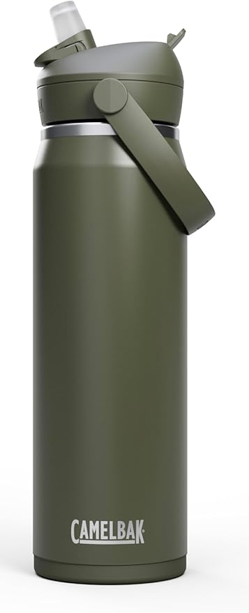 CamelBak Thrive Flip Straw Insulated Stainless Steel Water Bottle Moss, 25oz