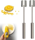 Easy Clean Corn Cob Peeler, 2025 New Corn Peeler for Corn on the Cob, Upgrade Corn Cob Stripper Corn on the Cob Remover, Stainless Steel Corn Stripping Tool for Home Kitchen and Restaurant Chef (2)