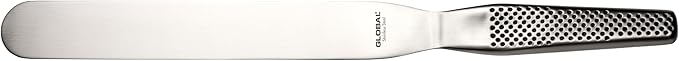 Global 10 inch Straight Spatula, Stainless Steel, GS-21/10