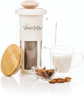 Vegan Milker Soul. Kitchen Tool to make plant milks from any nut, grain or seed. Wooden mortar. Milk Maker with Free Recipe E-Book (Soul)