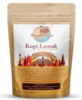 Monkey Business Coffee - Wild Kopi Luwak Coffee Ground Beans - Ethically Sourced - 250 Grams (8.8oz) (Other Weights & Bean Types Available) - Produce of Indonesia…